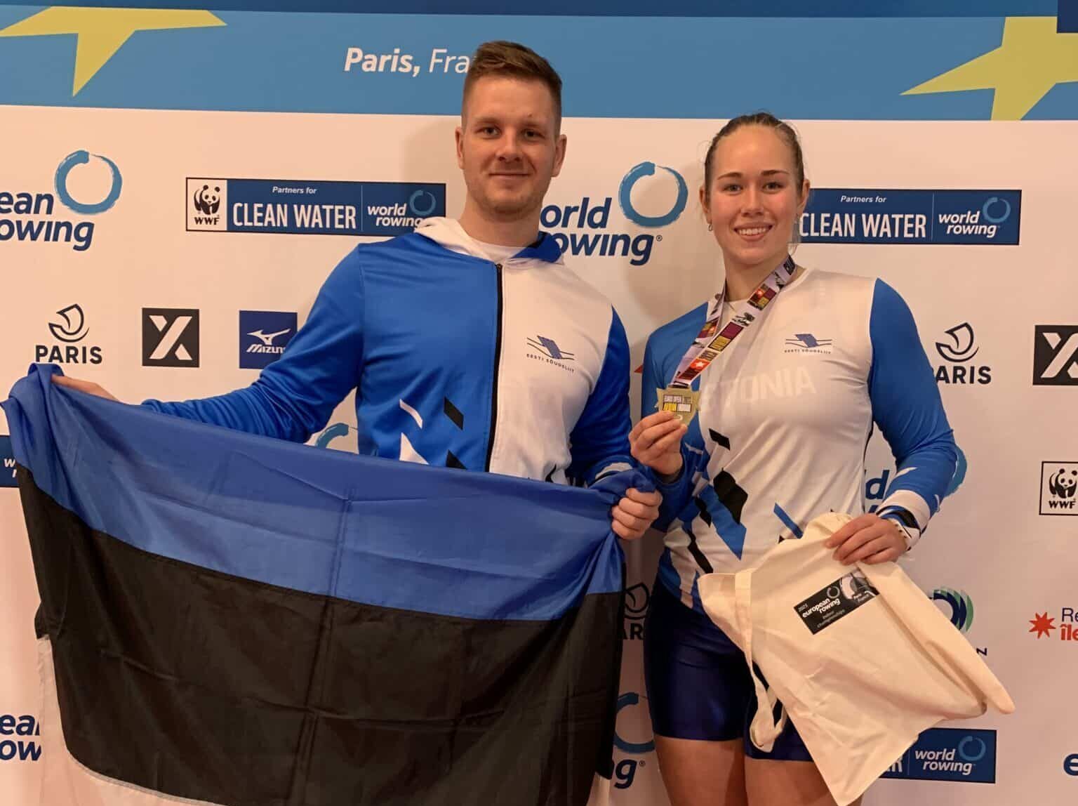 Eestlannad võitsid EMil sisesõudmises kolm medalit